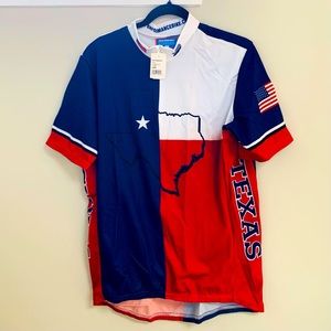 Performance Technical Wear Cycling Jersey Texas Logo Size XL New with tags